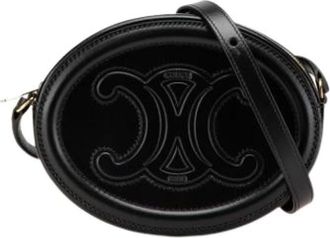 Celine Pre-owned Cross Body Bags, female, Black, Size: ONE SIZE Pre-owned Leather celine-bags