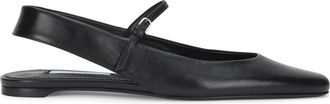 Toteme Slingback Nappa Mary Janes - Dames - Ballerinas - Zwart - 38 EU - Leer - Schoenen