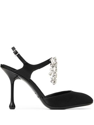 Jimmy Choo London 95 mm Verity pumps - Zwart