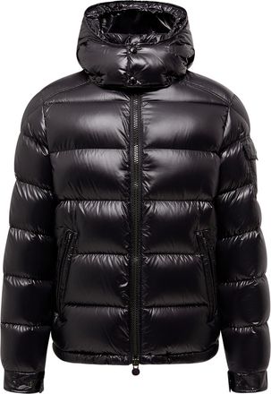 Moncler Moncler Maya Hooded Short Down Jacket, Men, Black, Size: 0