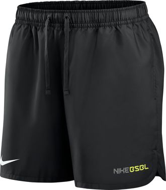 Nike Mens Swoosh Baseball Woven Flow Shorts in Black | M73578P470NKBS-BLK