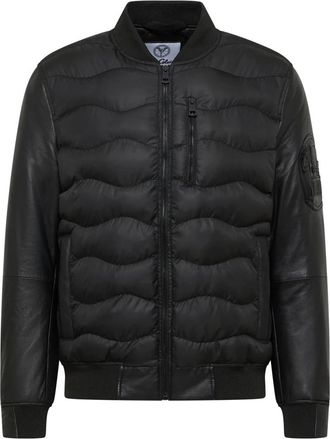 Carlo Colucci Biker Leather Jacket - Heren - Leren en Su&egrave;de Jassen - Zwart - XL - Leer - Jassen