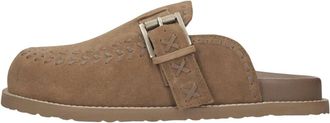 Coral Blue Su&egrave;de Klompen - Dames - Slip ons - Bruin - 38 EU - Su&egrave;de - Schoenen