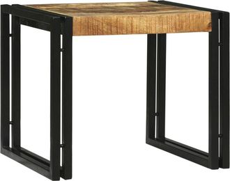 vidaXL Mesa de Café 2 pcs Marrón madera maciza de mango Vidaxl