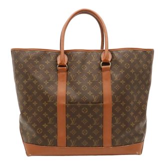 Louis Vuitton Brown Vinyl Tote Bag (Pre-Owned)