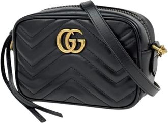 Gucci Pre-owned Borsa a spalla GG Marmont - - Pre-owned - Donna - Nero - ONE SIZE