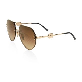 H&eacute;st Gold Sunglasses Stylish Model - female - H&Eacute;ST - Sunglasses - Yellow - ONE SIZE - Accessories