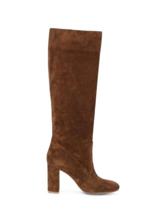 Gianvito Rossi Brown Glen Suede Leather Boots