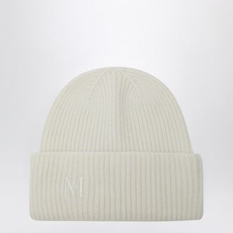 Max Mara Cashmere Beanie In White