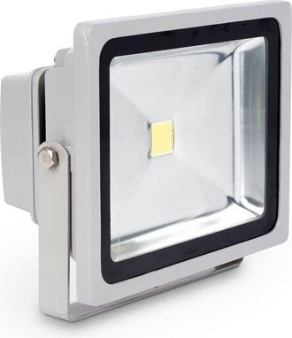 Trade Shop Trade Shop Traesio - Trade Shop - Foco Led Ultra Delgado Con Luz Rgb C&aacute;lida-fr&iacute;a Para Exterior Ip65 220v - -100 Vatios -recursos Ordinarios