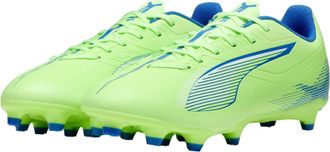 Puma Fussballschuh PUMA ULTRA 5 PLAY FG/AG, Gr. 44,5, gelb (fizzy apple, puma wei&szlig;, blaumazing), Synthetik, Schuhe Fussballschuh, f&uuml;r Rasenpl&auml;tze