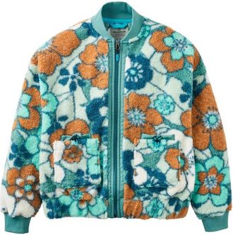 Passenger Lucia Recycled Sherpa Fleece Fleecejacke f&uuml;r Damen | t&uuml;rkis