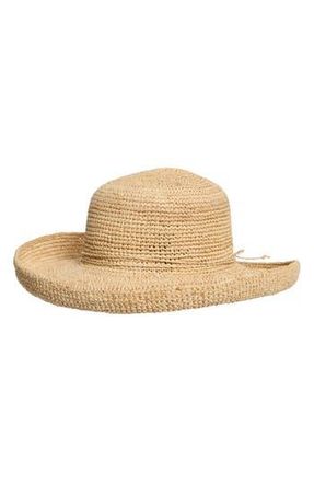 BCBGeneration Straw Kettle Brim Sun Hat in Natural at Nordstrom Rack