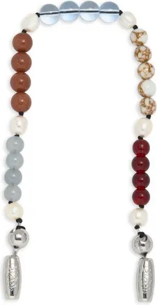 OSSA African Opal & Pearl Wrist Strap for iPhone Case in Jupiter at Nordstrom
