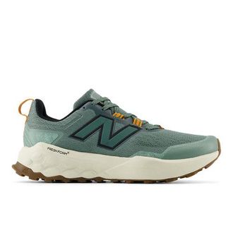 New Balance Mens Fresh Foam X Garoé V2 in Green/Beige/Black Textile, size 10.5