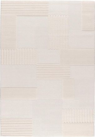 AFK Living Alfombra de tendencia ultrasuave beige 120 x 170 cm