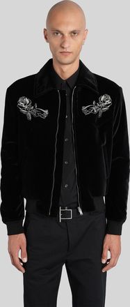 Alexander McQueen Casual Jacket In Black Cotton