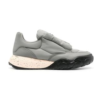 Alexander McQueen Alexander McQueen, Sneakers, male, Gray, Size: 11 US Padded Logo Court Sneakers