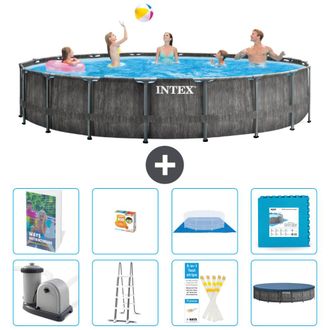 Intex Piscina Prism Frame Redonda - 549x122 Cm - 9-piezas S570