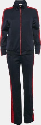 BA&SH Ba & sh Navy Blue Jersey Gloss/greg Marine Tracksuit