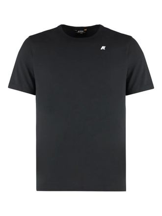 K-Way Adame crew-neck cotton T-shirt - men - Cotton - XXXL - Black