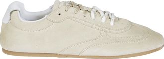 Alohas Beige Suede Leather Sneakers