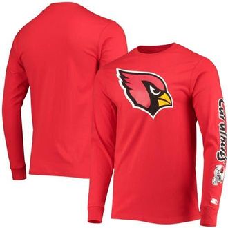 Starter Mens Starter Cardinal Arizona Cardinals Halftime Long Sleeve T-Shirt at Nordstrom, Size Xx-Large