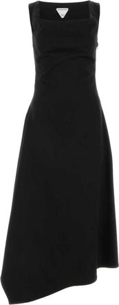 Bottega Veneta Black stretch cotton dress