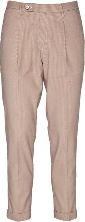 Michael Coal Slim-fit broek - Heren - Slim Fit Broeken - Bruin - W35 - Katoen - Broeken