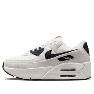 Nike (WMNS) Nike Air Max 90 LV8 White Metallic Gold Black HQ3497-100