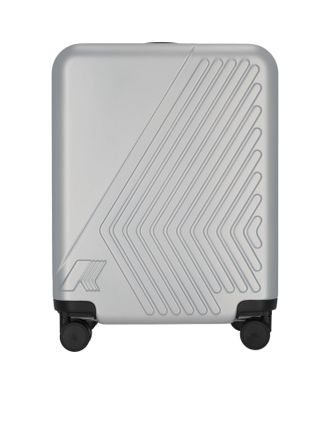 K-Way Compact Hard-Shell Eudoxie Trolley with Embossed Patterns