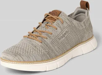 Bugatti Sneaker mit Label-Details Modell Pasadena in Beige, Gr&ouml;&szlig;e 40