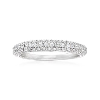 Ross-Simons Diamond Pave Ring in Sterling Silver