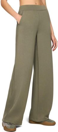 Spanx Pintuck High Waist Wide Leg Pants in Herb at Nordstrom, Size X-Large