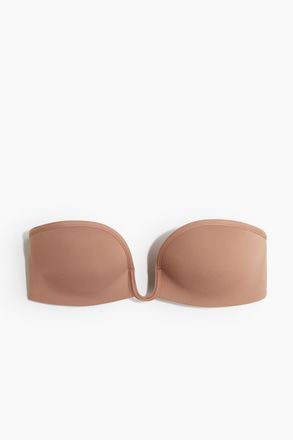 H&M B&uuml;gelloser Push-up-Balconette-BH - Beige