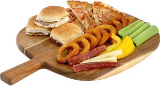 MegaChef 13 Inch Acacia Wood Serving Butcher Cutting Board with Handle at Nordstrom