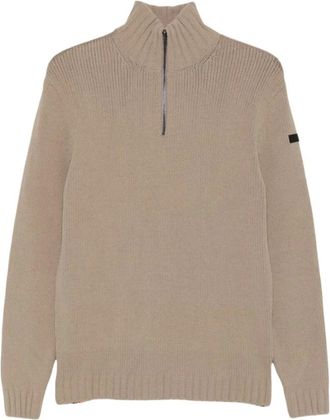 Roberto Ricci Design Maglione Cinematt Half Zip - - Knitwear - Uomo - Beige - L