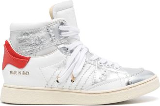 Hidnander Cage Dual sneakers - women - Leather - 36 - Silver