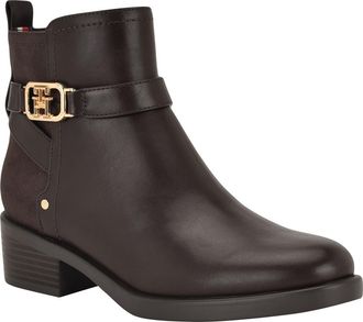Tommy Hilfiger Ivaide Bootie in Dark Brown at Nordstrom, Size 7.5