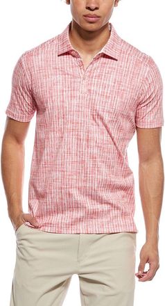 Raffi Brushed Gingham Polo Shirt