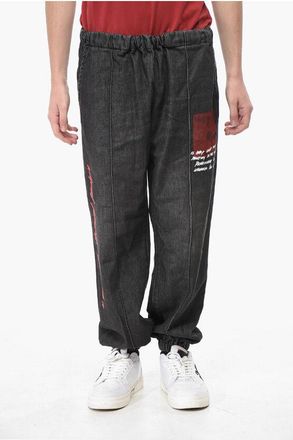 Off-white Denim Joggers THE MOST WRITTEN with Front Pleat size M