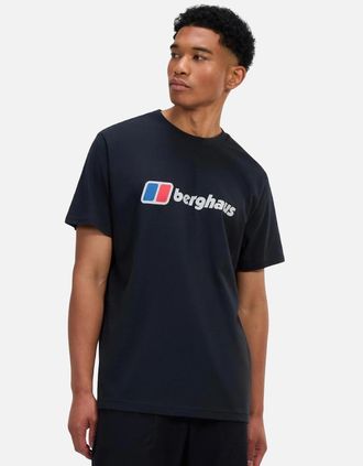 Berghaus Mens Berghaus Mens Class XL-Logo Short Sleeve T-Shirt - Black - Size: 42