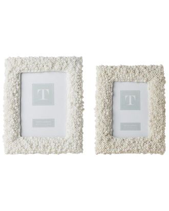 Two's Company Set Of 2 Coral Frames