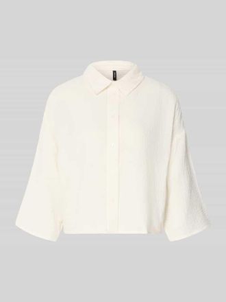 Vero Moda Loose Fit Hemdbluse aus reiner Baumwolle Modell NATALI in Weiss, Gr&ouml;&szlig;e XL