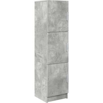 vidaXL Mueble Alto Gris Hormig&oacute;n 31.5 X 32 X 124 Cm Vidaxl