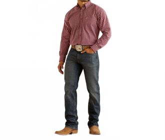 Ariat M2 Traditional Relaxed Stretch Pro Series Ray Boot Cut Jeans In Atlas