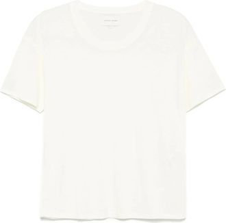 Loulou Studio Ezra T-shirt met korte mouwen - Dames - T-shirts - Beige - L - Tops