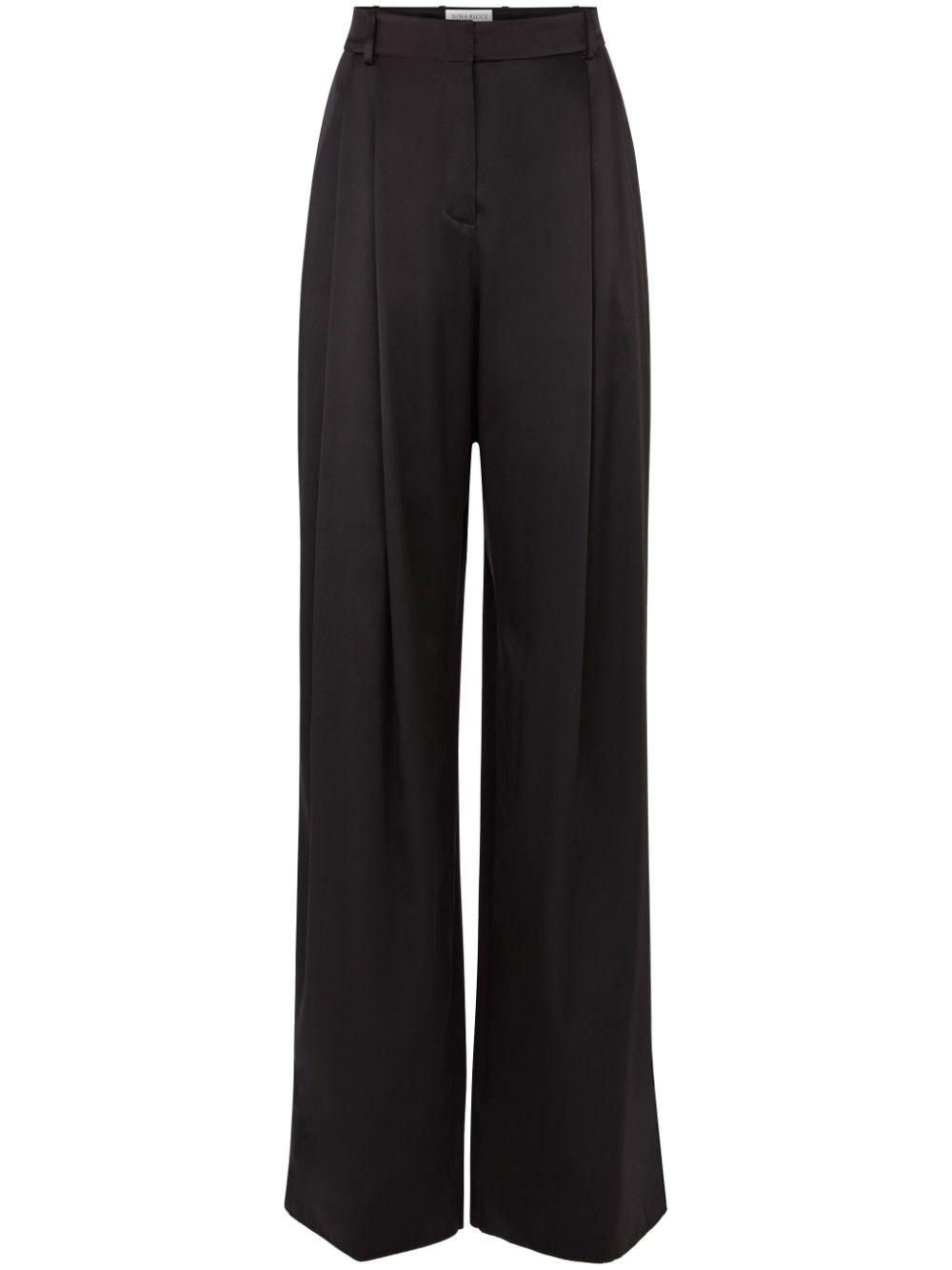 WIDE RICCI NINA WOOL GABARDINE パンツ PANTS