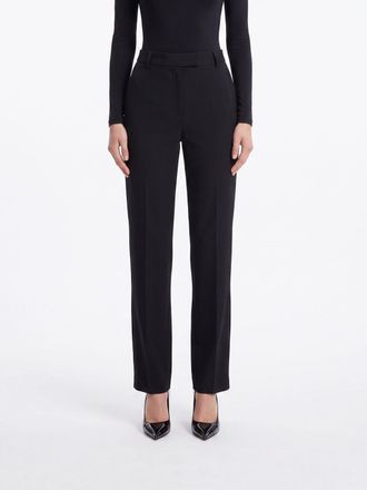 A.P.C. A. P.C. High-Waisted Slim Fit Cr&ecirc;pe Tailored Trousers