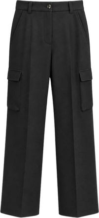 Pinko Pinko - Wijde broek - Dames - Broeken - Zwart - Maat: XS
